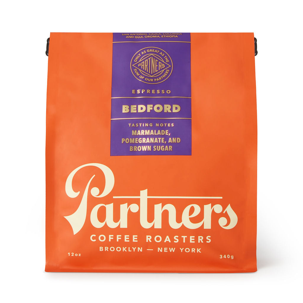 Bag of specialty roast coffee from Origin Unknown with notes of Fruity