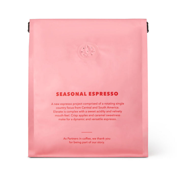 Bag of specialty roast coffee from Origin Unknown with notes of Rich Flavors