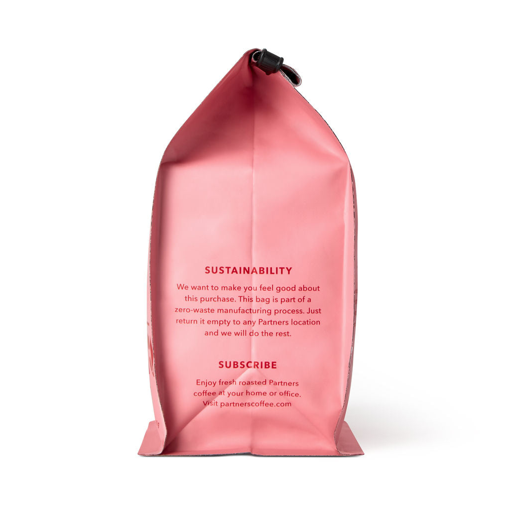 Bag of specialty roast coffee from Origin Unknown with notes of Rich Flavors