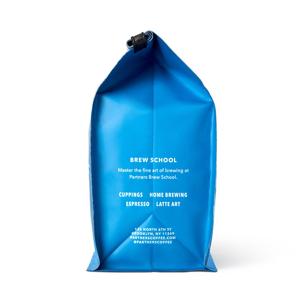 Bag of specialty roast coffee from Blend with notes of Chocolate