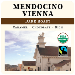 Mendocino Vienna Dark Roast Coffee — alternate package view