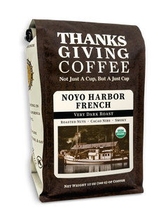 Noyo Harbor Organic French Roast Coffee — coffee bag front