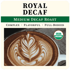 Royal Water-Process Decaf Coffee — alternate package view