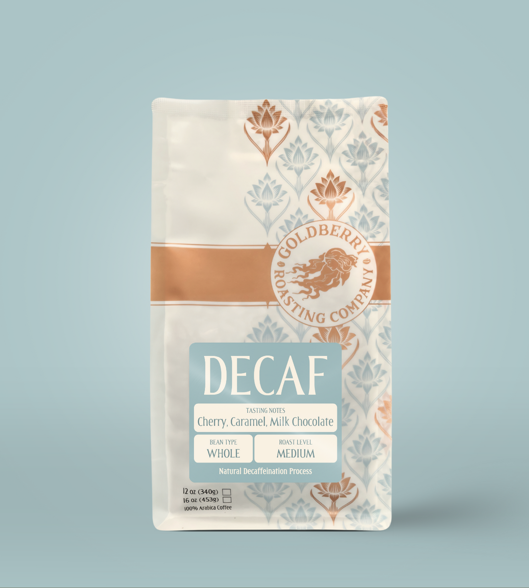 Bag of specialty roast coffee from Origin Unknown with notes of Rich Flavors