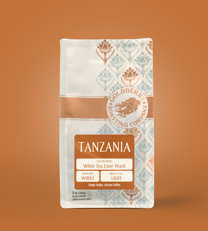 Bag of light roast coffee from Origin Unknown with notes of Fruity, Tea-like
