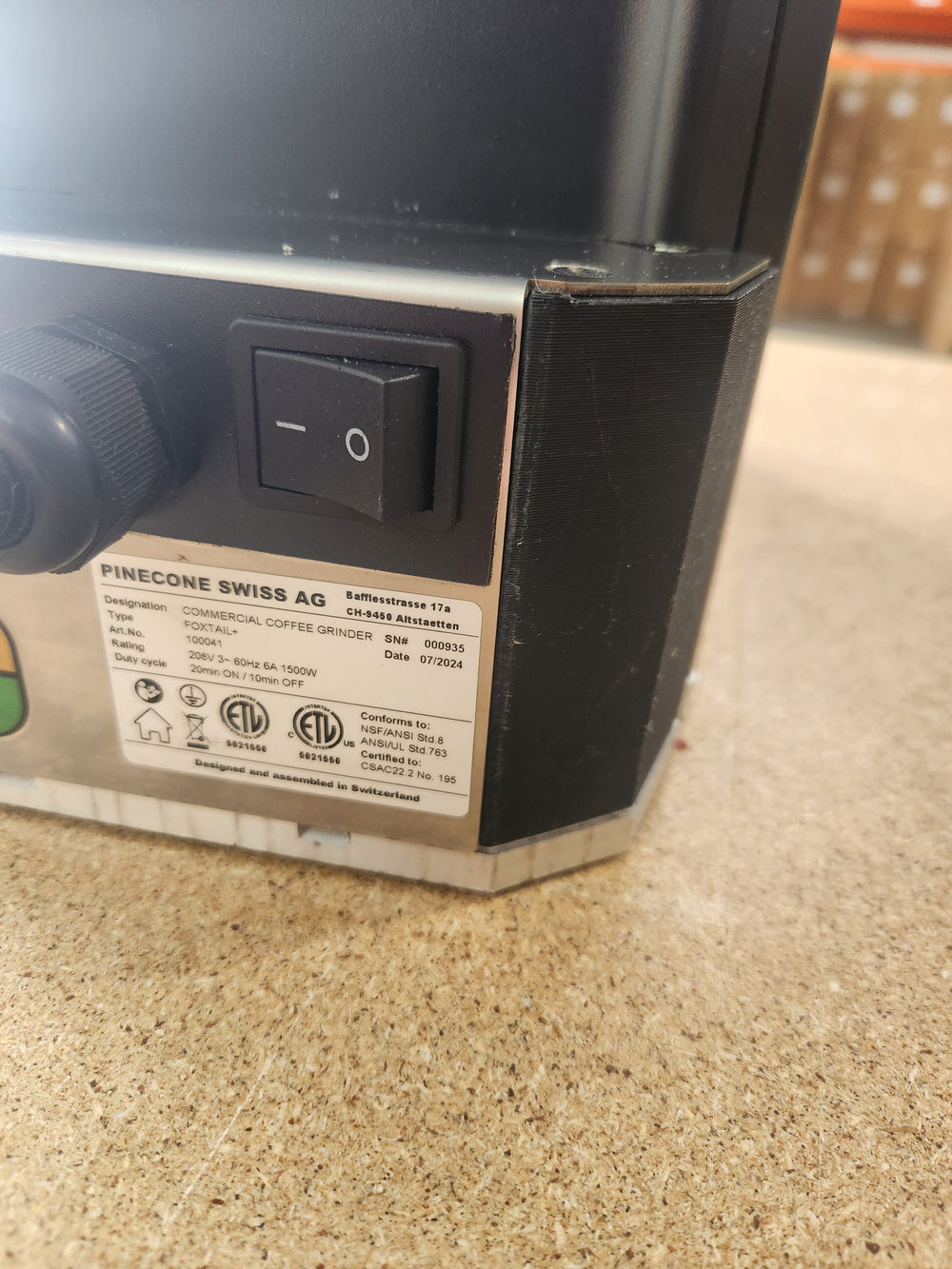 Pinecone Foxtail Commercial Grinder — Demo 000935 — image 2