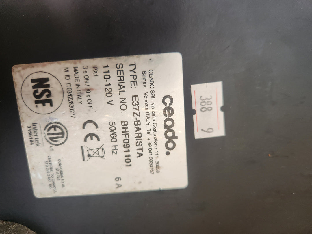 Ceado E37Z Barista — Black Demo BHF091101 — product view 4