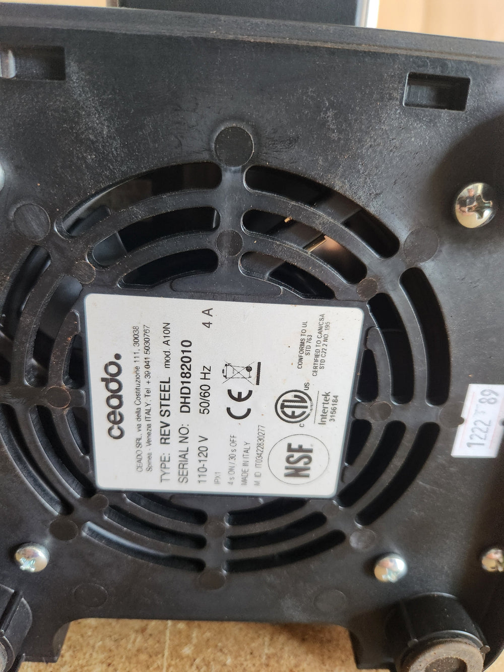 Ceado REV Steel WAM — Black Demo DHD182010 — supplier photo 2