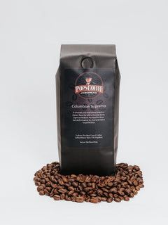Pops Colombian Supremo coffee bag