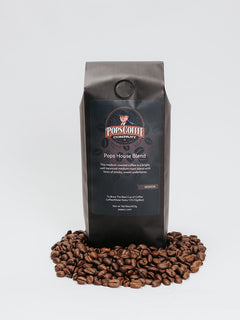 Pops House Blend medium roast coffee bag