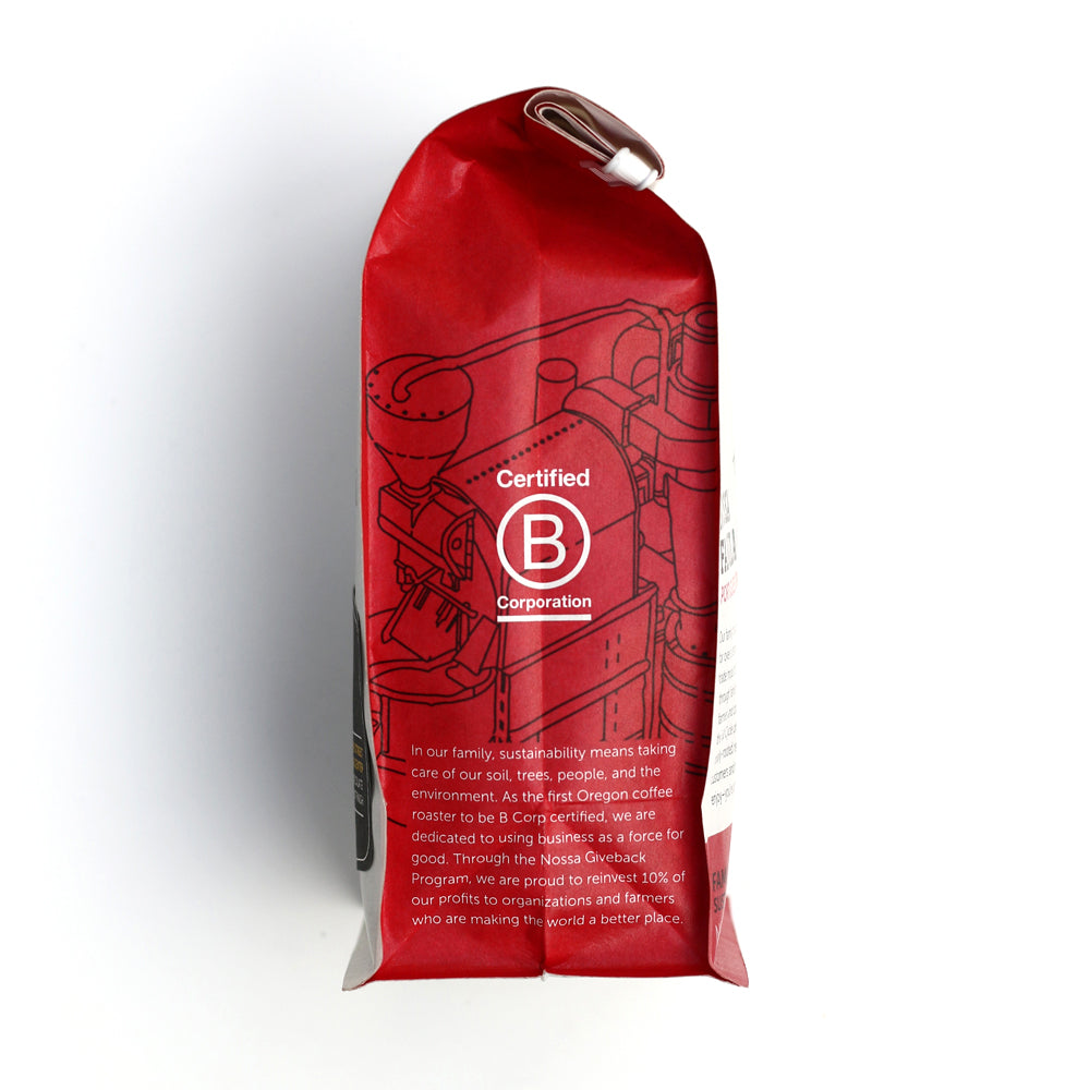 Bag of medium roast coffee from Blend with notes of Rich Flavors