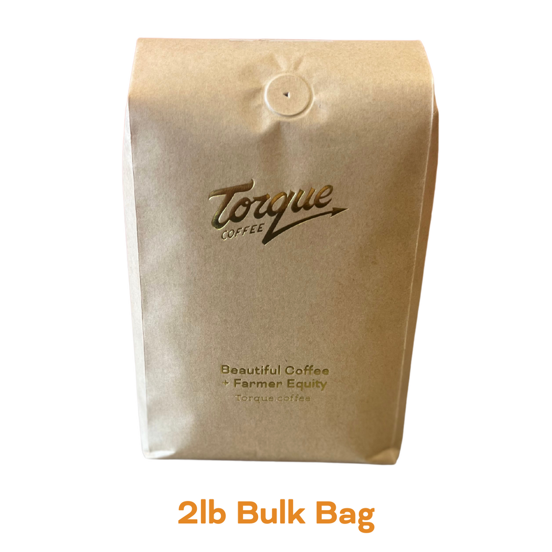 Bag of specialty roast coffee from Origin Unknown with notes of Rich Flavors