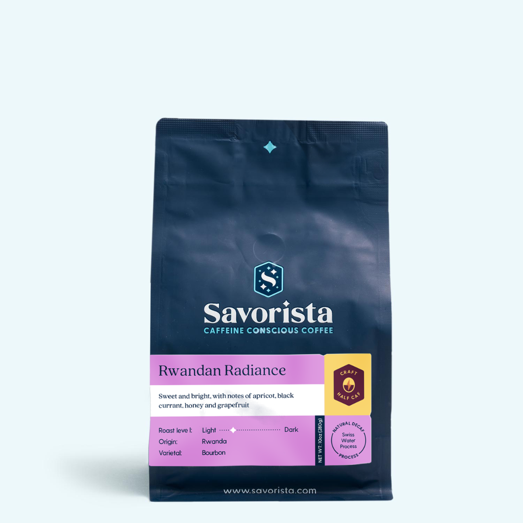 Bag of specialty roast coffee from Origin Unknown with notes of Fruity