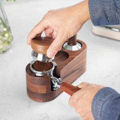 IKAPE espresso tamping and distribution accessory detail