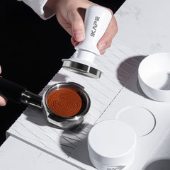 IKAPE espresso tamping and distribution accessory detail