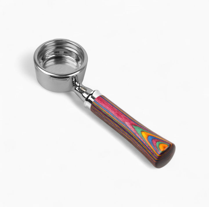 Bottomless Portafilter Colorful Wooden Handle