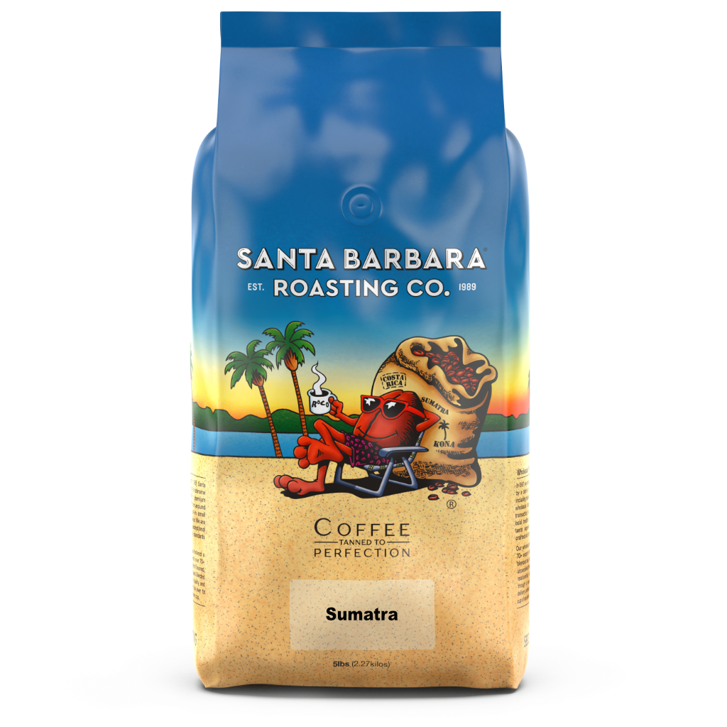 Bag of specialty roast coffee from Origin Unknown with notes of Chocolate