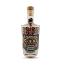 Clout Rye Barrel-Aged Coffee Gift Bottle 10 oz — 10 oz gift bottle front