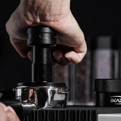 IKAPE espresso tamping and distribution accessory detail
