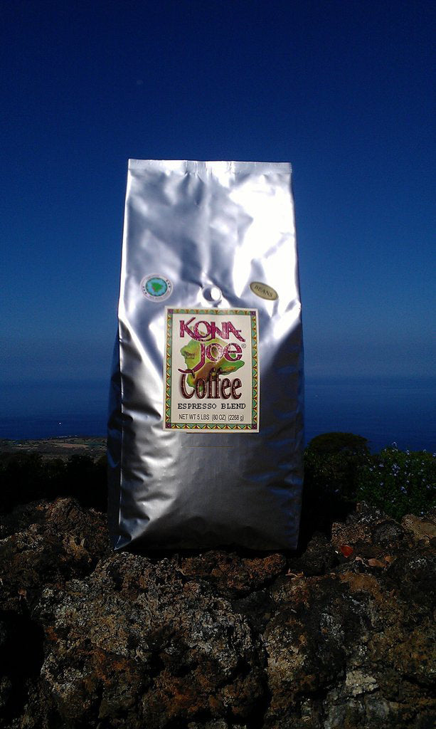 Bag of specialty roast coffee from Origin Unknown with notes of Rich Flavors