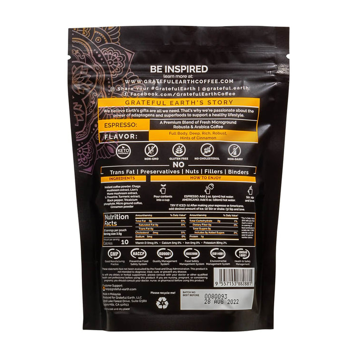 Bag of specialty roast coffee from Origin Unknown with notes of Rich Flavors