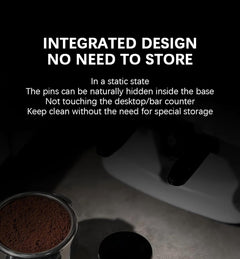 IKAPE espresso tamping and distribution accessory detail