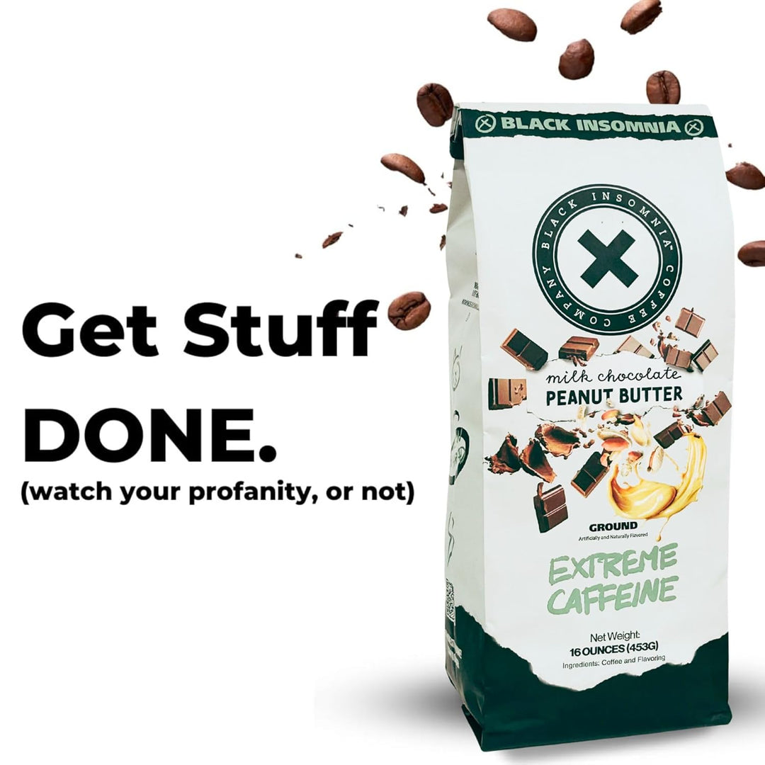 Milk Chocolate Peanut Butter Flavored Ground Coffee