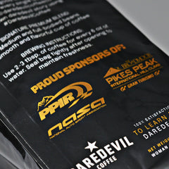 Speed Shop package panel with motorsport sponsor logos