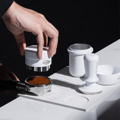 IKAPE espresso tamping and distribution accessory detail
