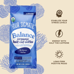 Four Sigmatic Balance Half-Caf Ground Coffee — Balance Half Caf Ground Coffee — image 7
