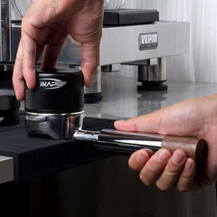 High-extraction Italian-style bottomed portafilter handle