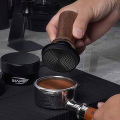 IKAPE espresso tamping and distribution accessory detail