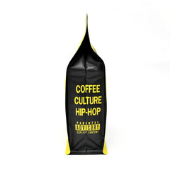 African Espresso Roast 12-ounce coffee bag left side