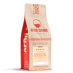 Afro Grind Kenya AA Coffee — Kenya AA package reverse
