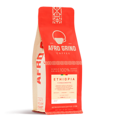 Afro Grind Ethiopia Yirgacheffe Coffee — Ethiopia Yirgacheffe coffee package front