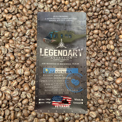 Legendary Aviation ALMIGHTY Huey Guatemala Coffee — Bag of specialty roast coffee from Origin Unknown with notes of Rich Flavors — image 1