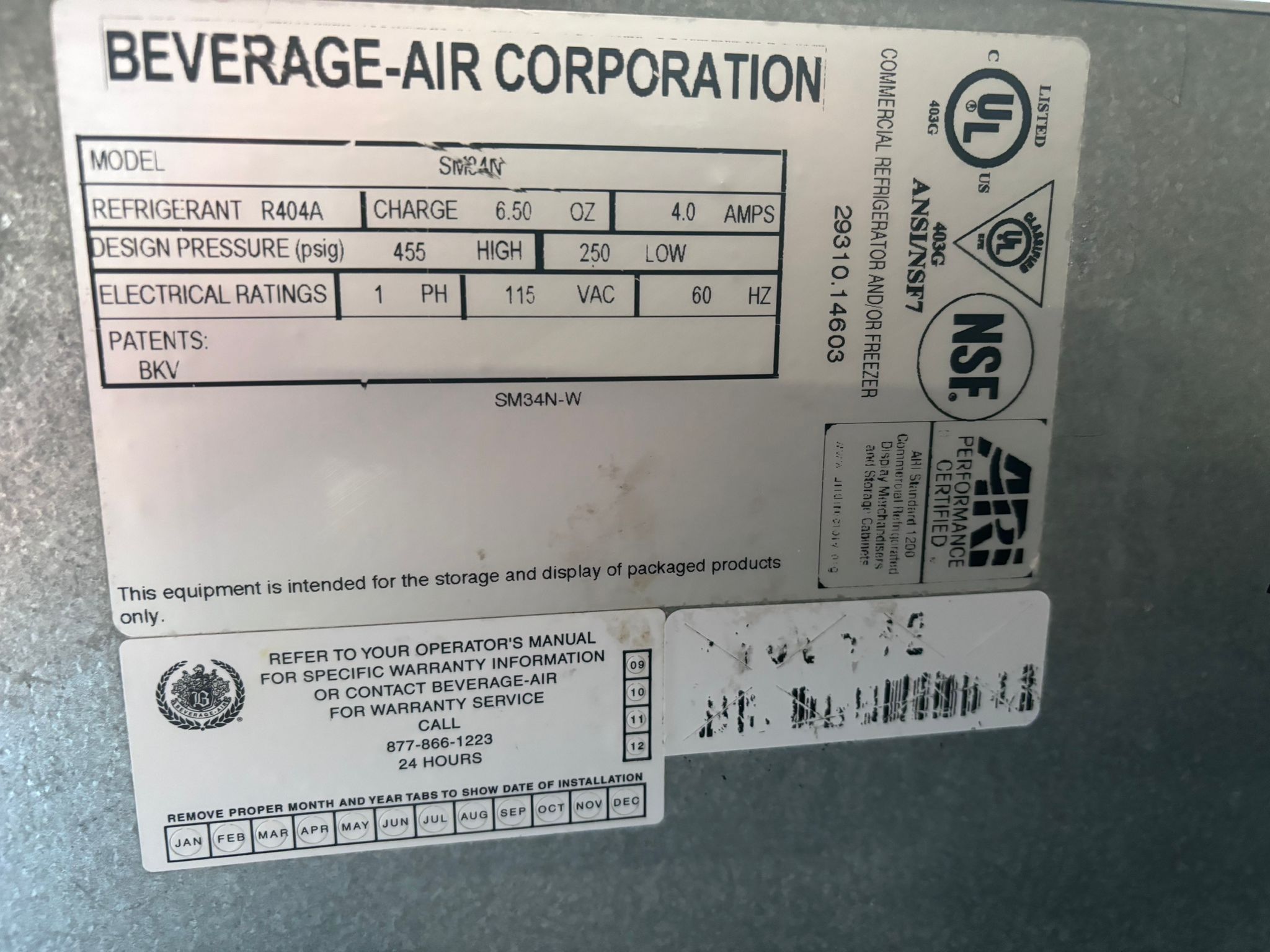 Beverage Air SM34N-W Forced-Air Milk Cooler – Espresso Outlet LLC