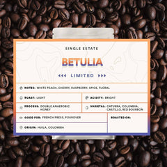 Blue Hummingbird Betulia Double Anaerobic Honey Coffee — coffee product image 2