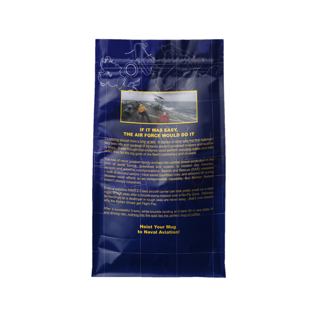 Bag of medium roast coffee from Blend with notes of Chocolate, Fruity