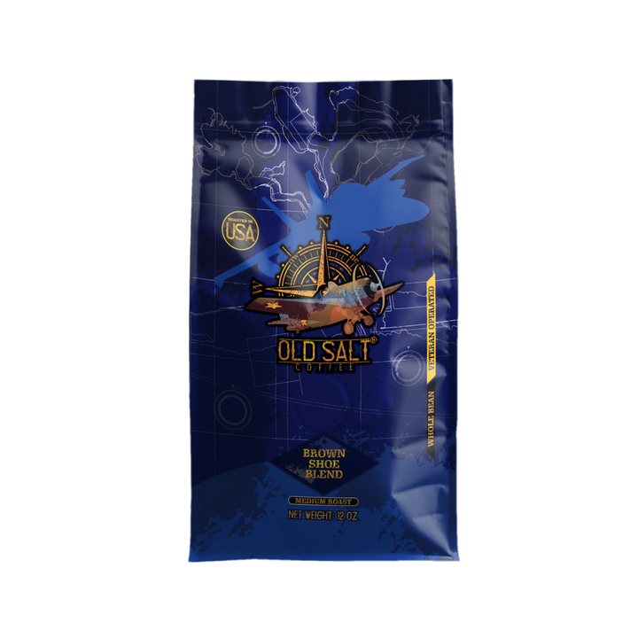 Bag of medium roast coffee from Blend with notes of Chocolate, Fruity