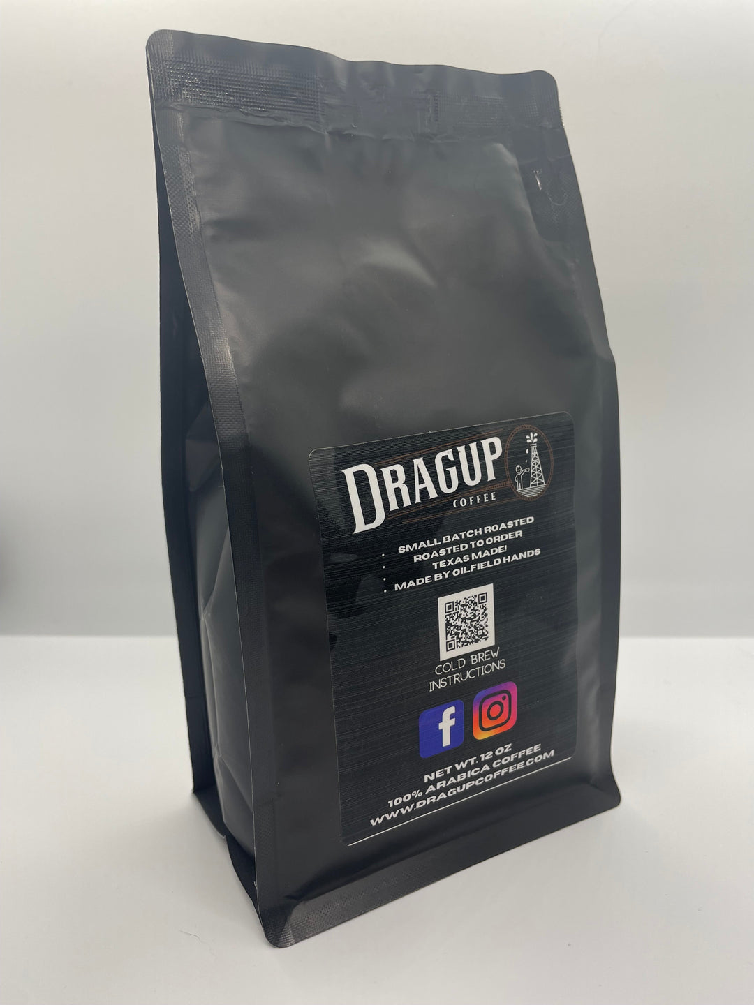 Bag of medium roast coffee from Blend with notes of Rich Flavors