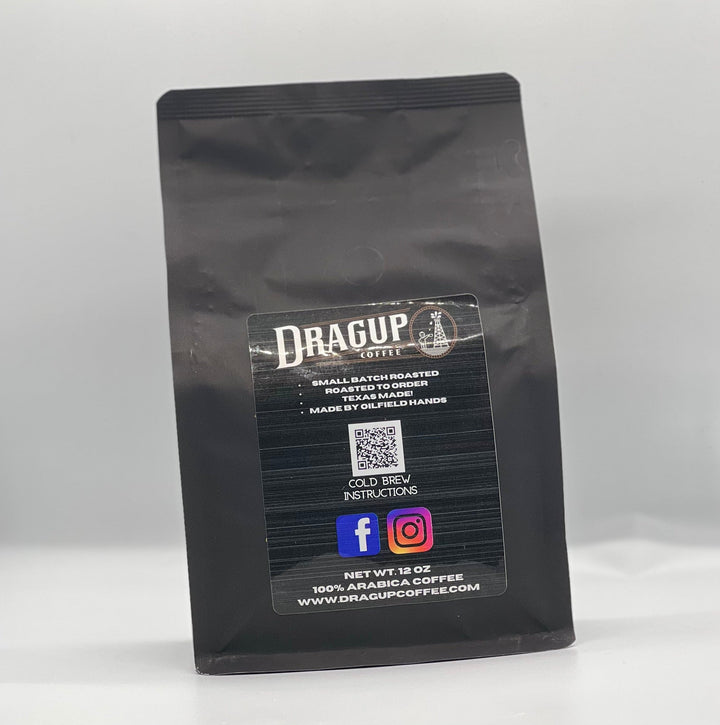 Bag of medium roast coffee from Blend with notes of Rich Flavors