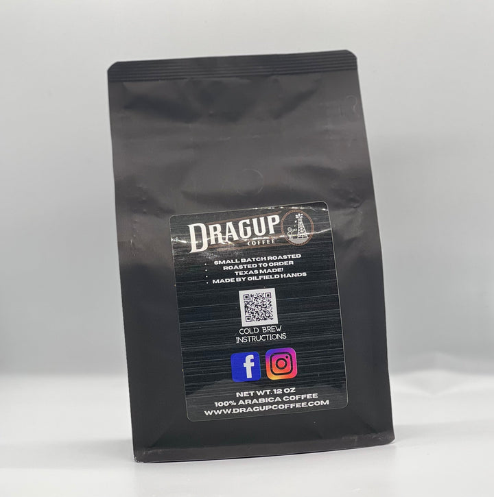 Bag of medium roast coffee from Origin Unknown with notes of Rich Flavors