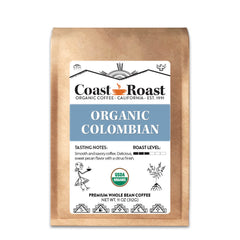 Coast Roast Organic Colombia Medium Roast — 11-ounce Colombian coffee bag — image 1