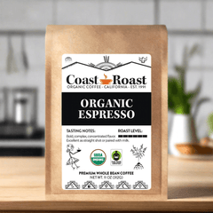 Coast Roast Organic Espresso Coffee Blend — 11-ounce espresso coffee bag — image 4