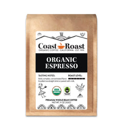 Coast Roast Organic Espresso Coffee Blend — 11-ounce espresso coffee bag — image 1