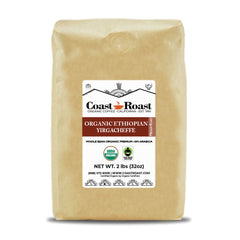 Coast Roast Organic Ethiopia Yirgacheffe Coffee — Organic Ethiopian Yirgacheffe Medium-Dark Whole Bean Coffee — image 3