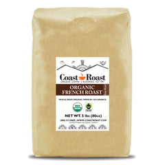 Coast Roast Organic French Roast Coffee — Five-pound French roast coffee bag — image 2