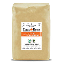 Coast Roast Organic Tomales Medium-Dark Blend — Organic Tomales Blend Whole Bean Coffee — image 2