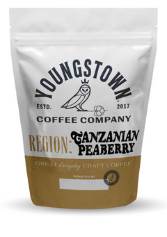 Tanzania Peaberry Single-Origin Coffee coffee bag front view